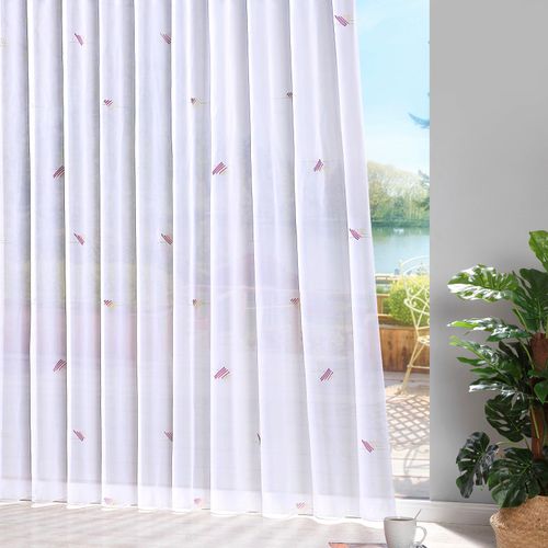 4005385835052 - Gardine WECKBRODT Lissi Gardinen Gr 245 cm Smokband 250 cm lila (weiß brombeere) Landhaus Gardinen Store halbtransparent Voile bedruckt Allover Bleibandabschluss 4005385835052 - Gardine WECKBRODT Lissi Gardinen Gr 245 cm Smokband 250 cm lila (weiß brombeere) Landhaus Gardinen Store halbtransparent Voile bedruckt Allover Bleibandabschluss