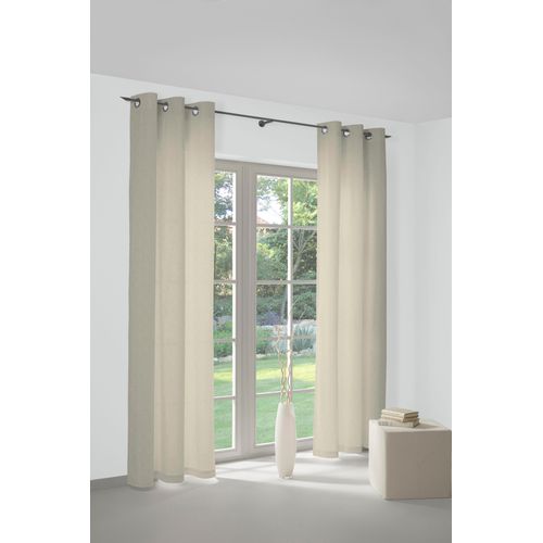 4004567338442 - Vorhang WIRTH Torbole Gr 1 braun (schlamm) B132cm H145cm Jacquard Baumwolle Polyester Gardinen 4004567338442 - Vorhang WIRTH Torbole Gr 1 braun (schlamm) B132cm H145cm Jacquard Baumwolle Polyester Gardinen