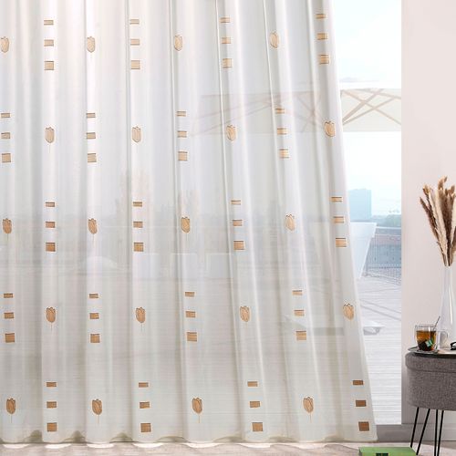 4005385836110 - Gardine WECKBRODT Ruby Gr 5 beige (natur beige) B245cm H250cm Polyester Gardinen Webscherli Bedruckt AlloverFloral halbtransparent Bleiband Store 4005385836110 - Gardine WECKBRODT Ruby Gr 5 beige (natur beige) B245cm H250cm Polyester Gardinen Webscherli Bedruckt AlloverFloral halbtransparent Bleiband Store