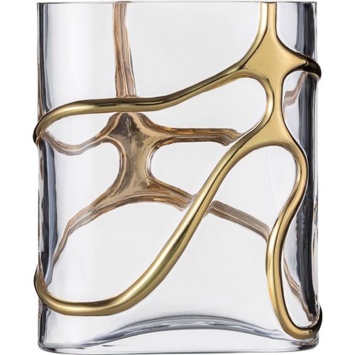 4012348190516 - Dekovase EISCH Stargate Vasen Gr H 30 cm farblos (transparent) Blumenvasen Vasen handveredelt mit Echtgoldbeschichtung 4012348190516 - Dekovase EISCH Stargate Vasen Gr H 30 cm farblos (transparent) Blumenvasen Vasen handveredelt mit Echtgoldbeschichtung