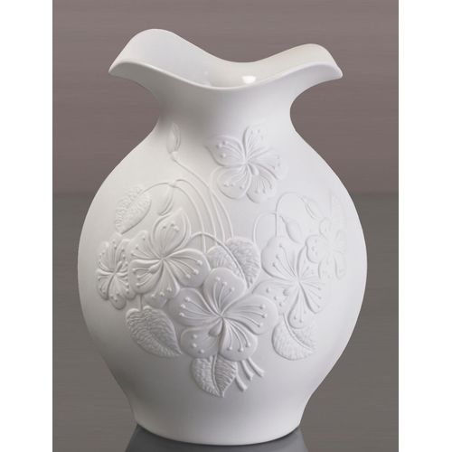 4015417399209 - Dekovase KAISER PORZELLAN Floralie weiß B13cm H16cm T13cm Porzellan Vasen