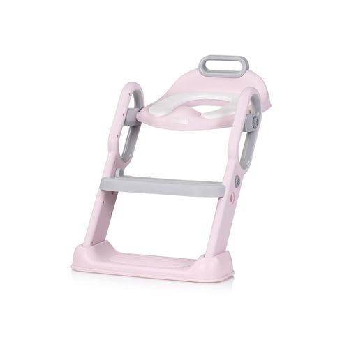 3800931064501 - Toilettentrainer Flippy höhenverstellbare Fußstütze Toilettenaufsatz rosa