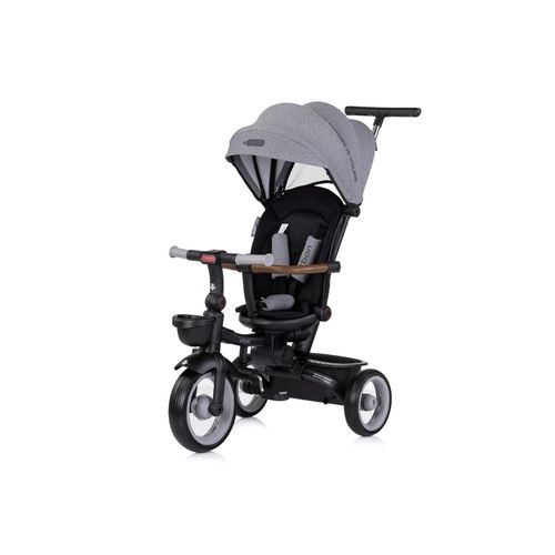 3800931064525 - Dreirad Tricycle Urban Lenker mit Licht klappbar Sitz drehbar Korb grau 3800931064525 - Dreirad Tricycle Urban Lenker mit Licht klappbar Sitz drehbar Korb grau