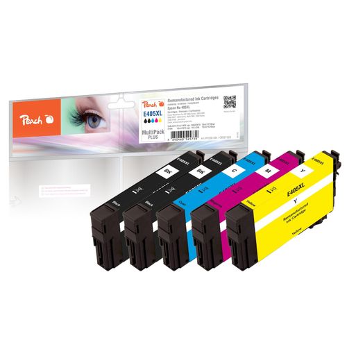 7640460545739 - E405 XL 5 Druckerpatronen XL (2*bk c m y) ersetzt Epson No 405XL für zB Epson WorkForce ECC 7000 Epson WorkForce Pro WF -3800 (wiederaufbereitet) 7640460545739 - E405 XL 5 Druckerpatronen XL (2*bk c m y) ersetzt Epson No 405XL für zB Epson WorkForce ECC 7000 Epson WorkForce Pro WF -3800 (wiederaufbereitet)