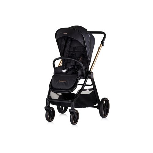 3800933000453 - Kombikinderwagen 3 in1 Marbella Fußabdeckung Einlage i-Size Babyschale schwarz