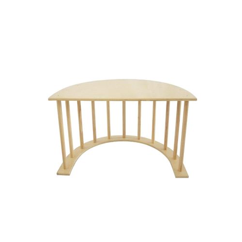 3800931063238 - Holz-Spieltisch Schaukelspielzeug Kletterleiter Ruhezone Wippe braun