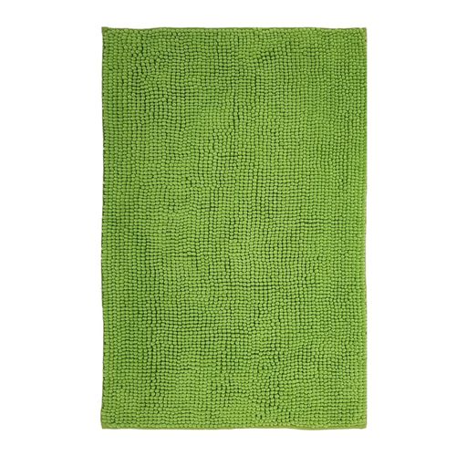4255636642247 - NYVI Badematte NYVISpa Chenille Rechteckig - Badezimmerteppich - Rutschfest Saugfähig Schnell Trocknend Fußbodenheizung geeignet Waschbar Weich FarbeGrün GrößeBadematte 60x90 cm