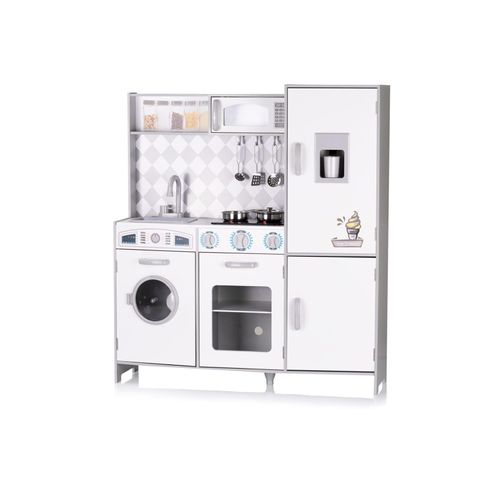 3800931062125 - Holz-Kinderküche 102 cm Spülmaschine Licht Musik Töpfe Eismaschine weiß 3800931062125 - Holz-Kinderküche 102 cm Spülmaschine Licht Musik Töpfe Eismaschine weiß