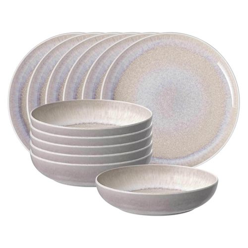 4262418978784 - like by Villeroy & Boch Tafelservice Perlemor Sand 12er Set