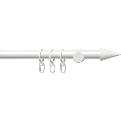 4016318373329 - Gardinenstange Fertigstilgarnitur 20 mm Power Spitze Gardinenstangen Gr L 240 cm Ø 20 mm 1 St 1 läufig weiß Gardinenstangen Wandmontage Gardinenstange Komplett 4016318373329 - Gardinenstange Fertigstilgarnitur 20 mm Power Spitze Gardinenstangen Gr L 240 cm Ø 20 mm 1 St 1 läufig weiß Gardinenstangen Wandmontage Gardinenstange Komplett