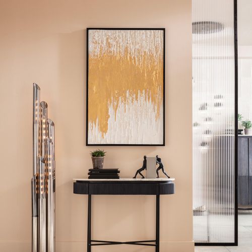 4025621536987 - Bild mit Rahmen DESIGN Gerahmtes Bild Abstract beige (farbe bild(er) beige) B80cm H120cm T4cm Bilder