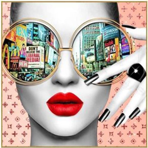 4025621564133 - Bild mit Rahmen DESIGN Gerahmtes Bild Times Square View 80x80cm bunt (farbe bild(er) mehrfarbig) B80cm H80cm T36cm Bilder 4025621564133 - Bild mit Rahmen DESIGN Gerahmtes Bild Times Square View 80x80cm bunt (farbe bild(er) mehrfarbig) B80cm H80cm T36cm Bilder