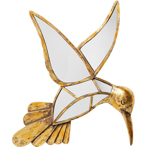 4025621519485 - Wanddekoobjekt DESIGN Wandschmuck Hummingbird Mirror 60cm gold (goldfarben) B60cm H51cm T5cm Polyresin Wanddekoobjekte 4025621519485 - Wanddekoobjekt DESIGN Wandschmuck Hummingbird Mirror 60cm gold (goldfarben) B60cm H51cm T5cm Polyresin Wanddekoobjekte