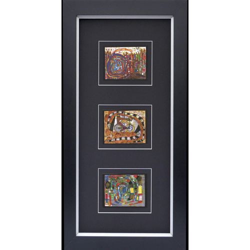 4260286494061 - Kunstdruck HUNDERTWASSER (BH 45x8250 cm) BH 45x8250 cm bunt Bild Gemälde Wandbild