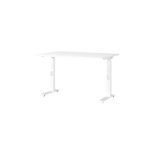 4005949791008 - Schreibtisch DOWNEY 7910-84 manuell höhenverstellbar 68-91cm (H) 120cmx80cm (BxT) rechteckig weiß Weiß 4005949791008 GERMA 4005949791008 - Schreibtisch DOWNEY 7910-84 manuell höhenverstellbar 68-91cm (H) 120cmx80cm (BxT) rechteckig weiß Weiß 4005949791008 GERMA