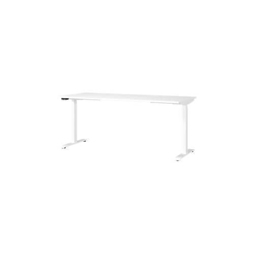 4005949790902 - Sitz-Steh-Schreibtisch JET 7909-84 elektrisch höhenverstellbar 72-120cm (H) 180cmx80cm (BxT) rechteckig weiß Weiß 40059497 4005949790902 - Sitz-Steh-Schreibtisch JET 7909-84 elektrisch höhenverstellbar 72-120cm (H) 180cmx80cm (BxT) rechteckig weiß Weiß 40059497