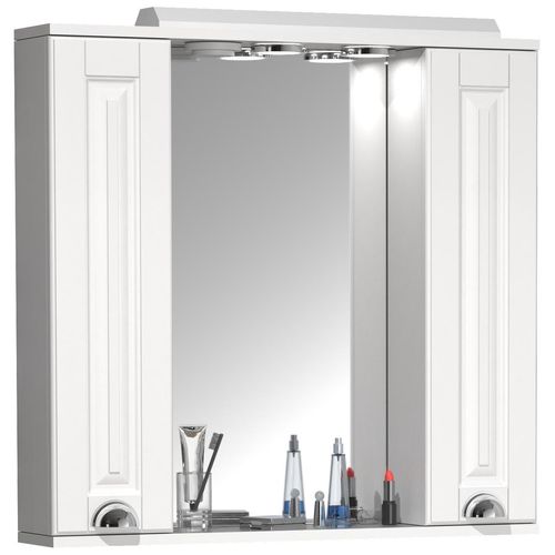 4051814423581 - Badspiegel VCM VCM Badschrank zeitlos Maße ca H 71 x B 75 x T 14 cm ausreichend Stauraum Spiegelschrank im Landhausstil - Casalo XL Gr 75 weiß B75cm H71cm T14cm Holzwerkstoff Spiegel 4051814423581 - Badspiegel VCM VCM Badschrank zeitlos Maße ca H 71 x B 75 x T 14 cm ausreichend Stauraum Spiegelschrank im Landhausstil - Casalo XL Gr 75 weiß B75cm H71cm T14cm Holzwerkstoff Spiegel