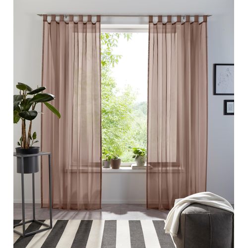 6941446605630 - Gardine MY HOME XANA Gardinen Gr 225 cm Schlaufen 140 cm grau (taupe) Schlaufen Gardine 1 Schal transparent Voile Polyester einfarbig 6941446605630 - Gardine MY HOME XANA Gardinen Gr 225 cm Schlaufen 140 cm grau (taupe) Schlaufen Gardine 1 Schal transparent Voile Polyester einfarbig
