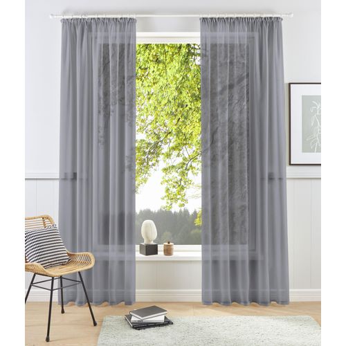 6941446605364 - my home Gardine »XANA mit Ösen Kräuselband oder Schlaufen« (1 St) Bestseller einfarbig 1 bzw 2 Schals pflegeleicht Schal 6941446605364 - my home Gardine »XANA mit Ösen Kräuselband oder Schlaufen« (1 St) Bestseller einfarbig 1 bzw 2 Schals pflegeleicht Schal