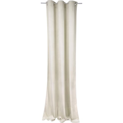 4260478143784 - Vorhang TOM TAILOR HOME FRENCH VELVET Gr 1 beige (ecru) B130cm H245cm Wirkware Polyester Gardinen 4260478143784 - Vorhang TOM TAILOR HOME FRENCH VELVET Gr 1 beige (ecru) B130cm H245cm Wirkware Polyester Gardinen