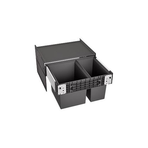 4020684738347 - Mülltrennsystem BLANCO Select II 60 2 schwarz B40cm H36cm T57cm Kunststoff Mülleimer Kunststoff Stahlblech 600 mm Untermass 4020684738347 - Mülltrennsystem BLANCO Select II 60 2 schwarz B40cm H36cm T57cm Kunststoff Mülleimer Kunststoff Stahlblech 600 mm Untermass