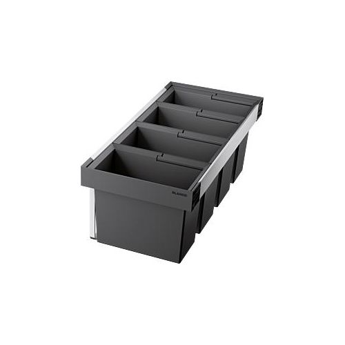 4020684651172 - BLANCO Mülltrennsystem Flexon II 90 4 Mülleimer Gr B H T 40 cm x 34 cm x 85 cm 73 l schwarz Mülltrennsysteme 4020684651172 - BLANCO Mülltrennsystem Flexon II 90 4 Mülleimer Gr B H T 40 cm x 34 cm x 85 cm 73 l schwarz Mülltrennsysteme