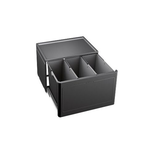 4020684524568 - BLANCO Mülltrennsystem Botton Pro 60 3 Mülleimer Gr B H T 40 cm x 35 cm x 53 cm 39 l schwarz Mülltrennsysteme 4020684524568 - BLANCO Mülltrennsystem Botton Pro 60 3 Mülleimer Gr B H T 40 cm x 35 cm x 53 cm 39 l schwarz Mülltrennsysteme