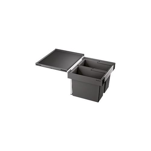 4020684651103 - BLANCO Mülltrennsystem Flexon II 50 2 Mülleimer Kunststoff Stahlblech 500 mm Untermass Gr B H T 40 cm x 37 cm x 46 cm 38 l schwarz Mülltrennsysteme 4020684651103 - BLANCO Mülltrennsystem Flexon II 50 2 Mülleimer Kunststoff Stahlblech 500 mm Untermass Gr B H T 40 cm x 37 cm x 46 cm 38 l schwarz Mülltrennsysteme