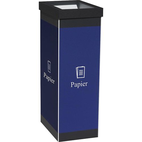 3660141966800 - Wertstoffsammler Kunststoff Paperflow Volumen 60 l Höhe 760 mm Korpus schwarz Symbol Papier 3660141966800 - Wertstoffsammler Kunststoff Paperflow Volumen 60 l Höhe 760 mm Korpus schwarz Symbol Papier