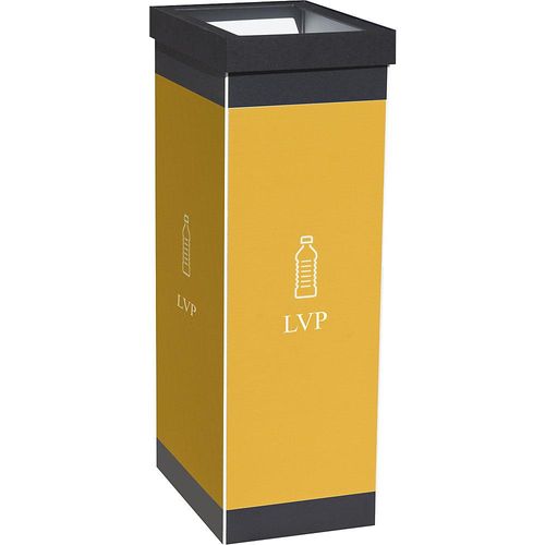 3660141966787 - Wertstoffsammler Kunststoff Paperflow Volumen 60 l Höhe 760 mm Korpus schwarz Symbol Leichtverpackungen 3660141966787 - Wertstoffsammler Kunststoff Paperflow Volumen 60 l Höhe 760 mm Korpus schwarz Symbol Leichtverpackungen