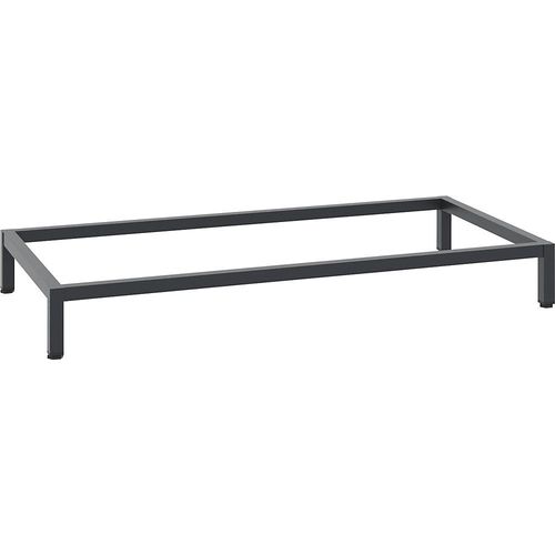 4065714788220 - Schrankuntergestell schwarzgrau RAL 7021 1196 x 596 mm kaiserkraft