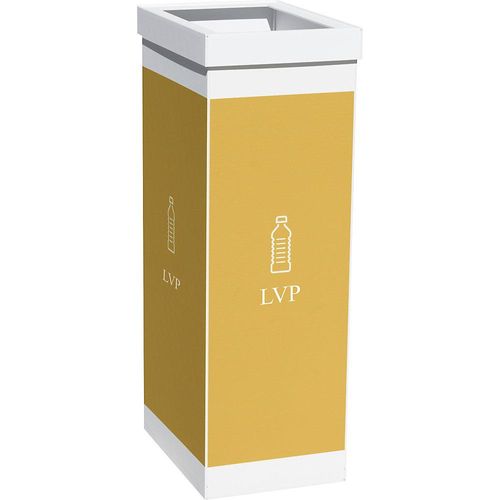 3660141966671 - Wertstoffsammler Kunststoff Paperflow Volumen 60 l Höhe 760 mm Korpus weiß Symbol Leichtverpackungen 3660141966671 - Wertstoffsammler Kunststoff Paperflow Volumen 60 l Höhe 760 mm Korpus weiß Symbol Leichtverpackungen