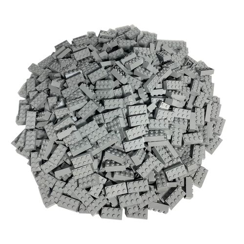 4262465170070 - LEGO® 2x4 Steine Hochsteine Hellgrau - 3001 - Menge 1000x 4262465170070 - LEGO® 2x4 Steine Hochsteine Hellgrau - 3001 - Menge 1000x