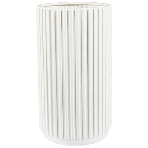 9010585025207 - Vase Weiß Keramik zylindrisch 30 cm nur zu Dekorationszwecken handgemacht Dekoration Vasen Keramikvasen 9010585025207 - Vase Weiß Keramik zylindrisch 30 cm nur zu Dekorationszwecken handgemacht Dekoration Vasen Keramikvasen