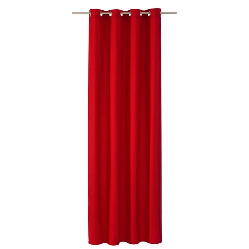 4260272733778 - Vorhang TOM TAILOR DOVE Gardinen Gr 245 cm Ösen 135 cm rot Landhaus Gardinen Gardine