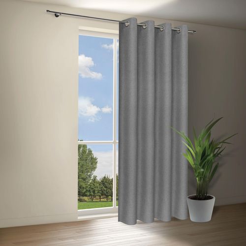 4007863688617 - Vorhang Gesina Gr 1 grau (dunkelgrau) B140cm H245cm Wirkware Polyester Gardinen Blickdichter Ösenschal Gesina 4007863688617 - Vorhang Gesina Gr 1 grau (dunkelgrau) B140cm H245cm Wirkware Polyester Gardinen Blickdichter Ösenschal Gesina