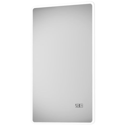 4250312106235 - Badspiegel TALOS Sun Spiegel Gr B H T 45 cm x 70 cm x 45 cm silberfarben Badspiegel BxH 45x70 cm energiesparend mit Digitaluhr 4250312106235 - Badspiegel TALOS Sun Spiegel Gr B H T 45 cm x 70 cm x 45 cm silberfarben Badspiegel BxH 45x70 cm energiesparend mit Digitaluhr
