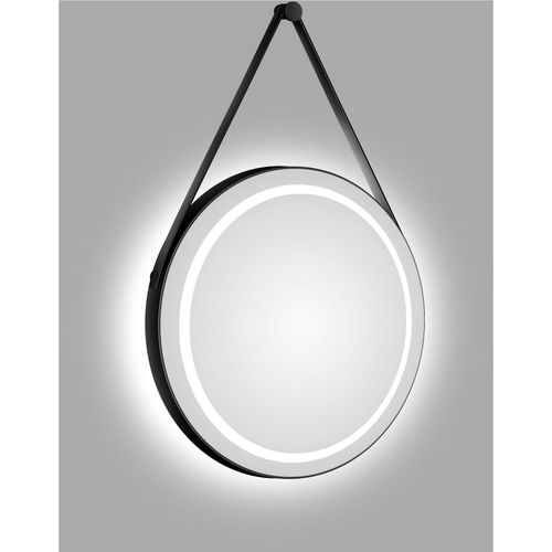 4260671850243 - Spiegel TALOS TALOS CORVIA schwarz B50cm H50cm T25cm Aluminium Spiegel austauschbare LED Beleuchtung Shine in matt Ø50 cm 4260671850243 - Spiegel TALOS TALOS CORVIA schwarz B50cm H50cm T25cm Aluminium Spiegel austauschbare LED Beleuchtung Shine in matt Ø50 cm