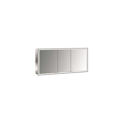 4018445141147 - Emco prime Unterputz-Lichtspiegelschrank 949706297 1400x730mm 3-türig aluminium spiegel 4018445141147 - Emco prime Unterputz-Lichtspiegelschrank 949706297 1400x730mm 3-türig aluminium spiegel