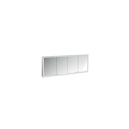 4018445145244 - Emco prime Unterputz-Lichtspiegelschrank 949706299 2000x730mm 4-türig aluminium spiegel 4018445145244 - Emco prime Unterputz-Lichtspiegelschrank 949706299 2000x730mm 4-türig aluminium spiegel