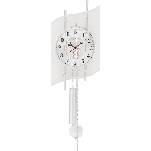 4037445156661 - Pendelwanduhr AMS H306 silber (silberfarben) Wanduhren B H L 23cm x 9cm x 44cm Mechanische UhrHandaufzugMade in GermanyEsszimmerWohnzimmer 4037445156661 - Pendelwanduhr AMS H306 silber (silberfarben) Wanduhren B H L 23cm x 9cm x 44cm Mechanische UhrHandaufzugMade in GermanyEsszimmerWohnzimmer