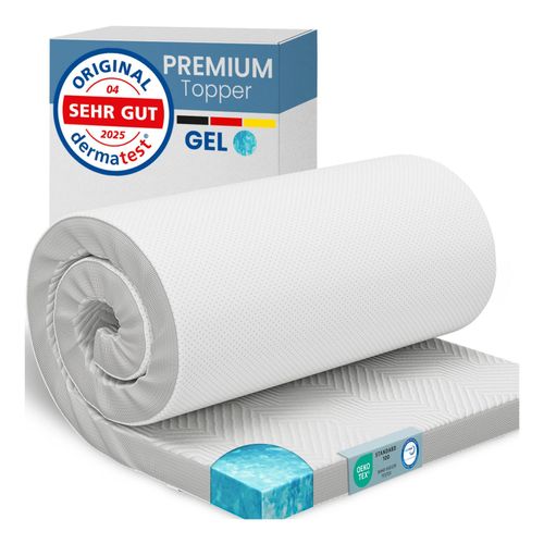 4260346885075 - Gel-Schaum Topper Orthopädische atmungsaktive Gel Matratzenauflage Für Matratzen & Boxspringbett 4260346885075 - Gel-Schaum Topper Orthopädische atmungsaktive Gel Matratzenauflage Für Matratzen & Boxspringbett