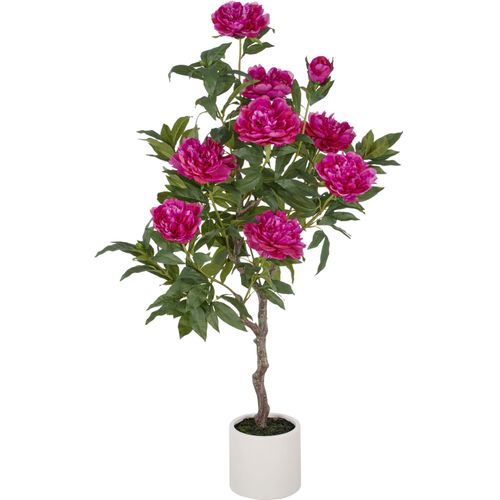 4064118325611 - Kunstpflanze CREATIV GREEN Peonie pink (fuchsia) H120cm Kunststoff Kunstpflanzen im eleganten Topf 4064118325611 - Kunstpflanze CREATIV GREEN Peonie pink (fuchsia) H120cm Kunststoff Kunstpflanzen im eleganten Topf