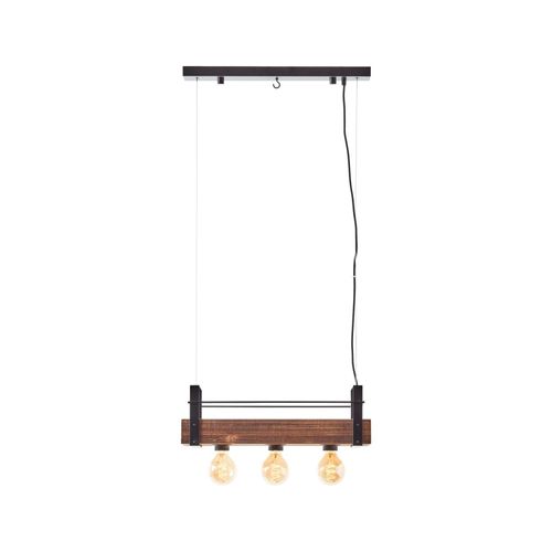 4004353396571 - Lampe Bankwood Pendelleuchte 3flg schwarz stahl holz 3x A60 E27 28W Holz aus nachhaltiger Waldwirtschaft (fsc) - schwarz - Brilliant 4004353396571 - Lampe Bankwood Pendelleuchte 3flg schwarz stahl holz 3x A60 E27 28W Holz aus nachhaltiger Waldwirtschaft (fsc) - schwarz - Brilliant