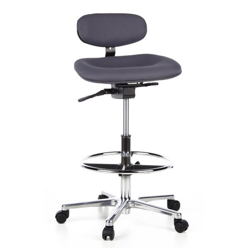 4260284080358 - Arbeitsstuhl Arbeitshocker WORK MF Stoff ohne Armlehnen hjh OFFICE 4260284080358 - Arbeitsstuhl Arbeitshocker WORK MF Stoff ohne Armlehnen hjh OFFICE