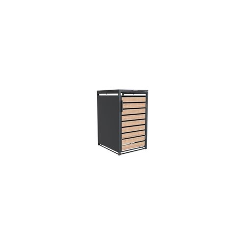 4260280778259 - Mülltonnenbox Lacina 1x 240 L Holzoptik 80x68x116cm 4260280778259 - Mülltonnenbox Lacina 1x 240 L Holzoptik 80x68x116cm