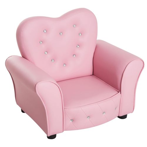 4250871261161 - Kindersessel Prinzessin rosa 59 x 415 x 49 cm (LxBxH) Kindersofa Minisessel Herzform Kristallnieten 4250871261161 - Kindersessel Prinzessin rosa 59 x 415 x 49 cm (LxBxH) Kindersofa Minisessel Herzform Kristallnieten