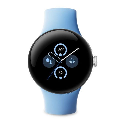0840353900905 - GOOGLE Pixel Watch 2 (WiFi) Smartwatch Aluminium Fluorelastomer 130–175 mm 165–210 Polished Silver Bay 0840353900905 - GOOGLE Pixel Watch 2 (WiFi) Smartwatch Aluminium Fluorelastomer 130–175 mm 165–210 Polished Silver Bay