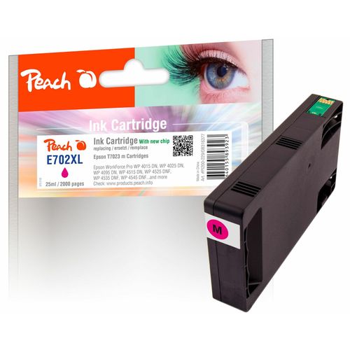 7640155893923 - E70 Druckerpatrone XL ma ersetzt Epson T7023 m C13T70234010 für zB Epson WorkForce Pro WP -4015 DN Epson WorkForce Pro WP -4025 DW