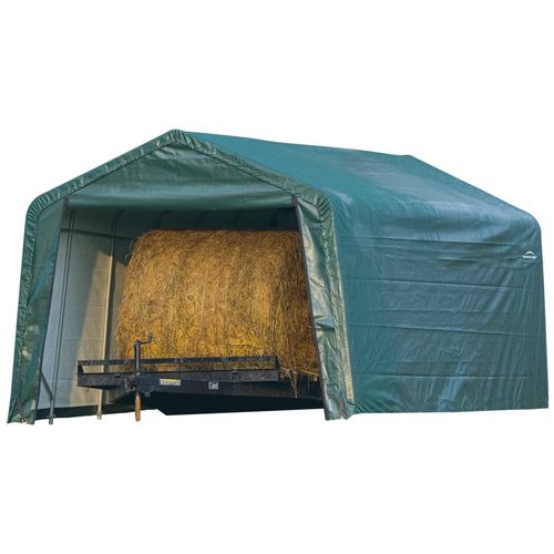 0677599715341 - Folien Weidezelt Zeltgarage Gerätehaus 2318m² grün 610x380x260 cm - Shelterlogic 0677599715341 - Folien Weidezelt Zeltgarage Gerätehaus 2318m² grün 610x380x260 cm - Shelterlogic
